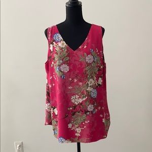 Sleeveless Reversible Printed Tank